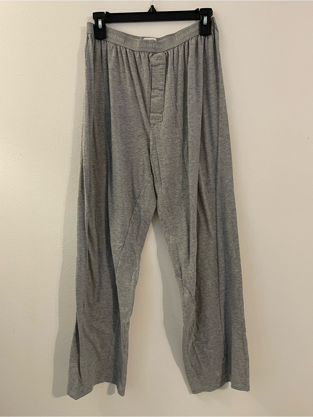 Calvin Klein Men's Light Gray Lounge Pants - Elastic Waist